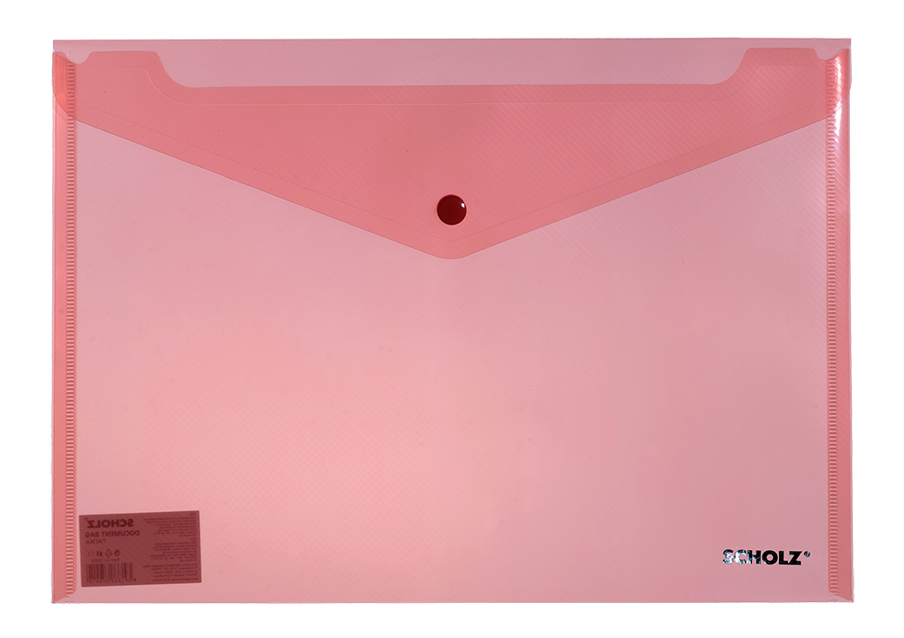 Папка з кнопкою SCHOLZ (03500-01SCH), 180мкм, A4, 150 арк., прозора